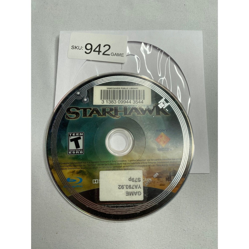 Starhawk Sony PlayStation 3